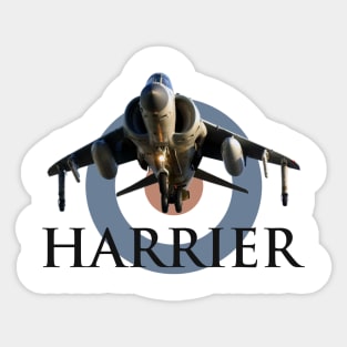 Sea Harrier Jump Jet and Roundel Sticker